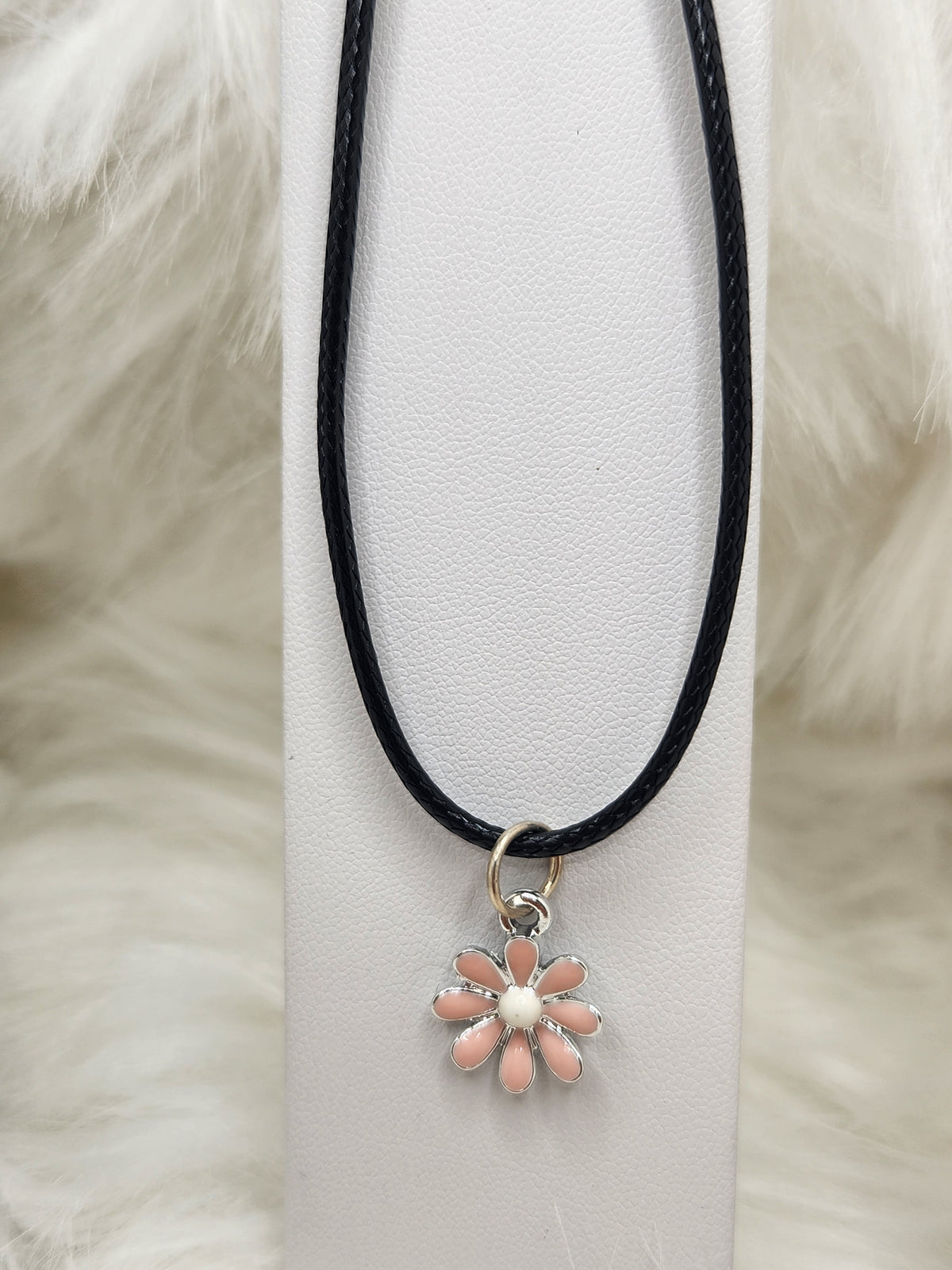 Small Pink Enamel Flower