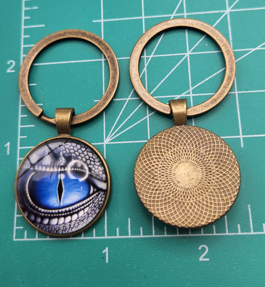 Bronze Dragon Eye Key Chain