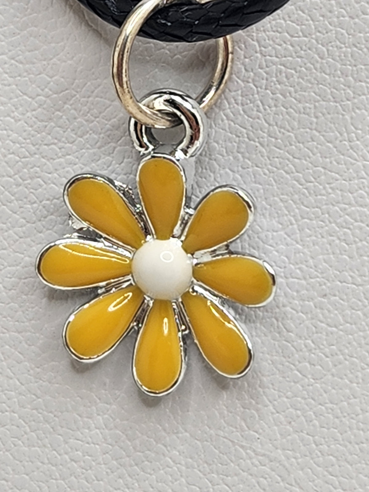 Small Yellow Enamel Flower