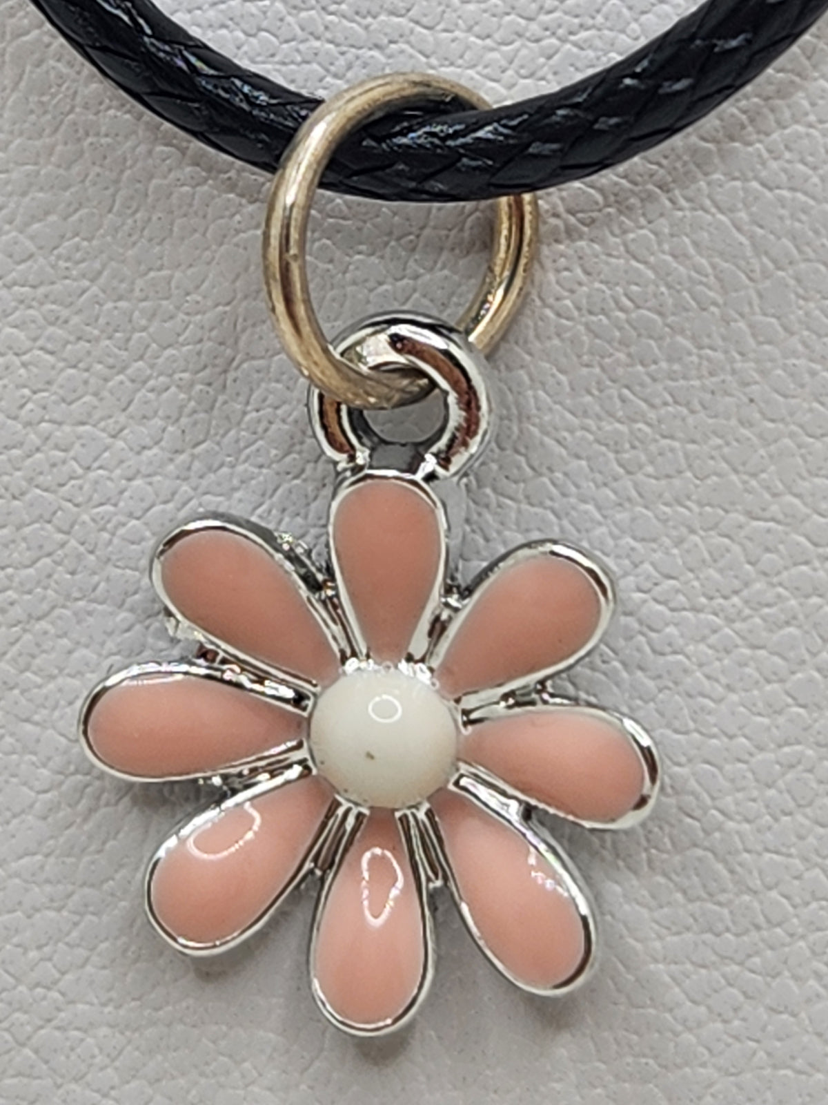 Small Pink Enamel Flower